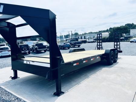 New 2026 Nolan 7X24 17K Gooseneck Low Deck Equipment Trailer