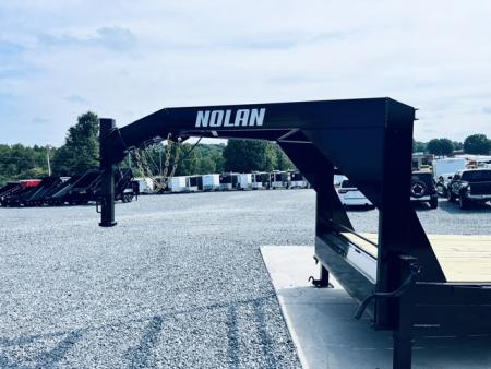 New 2026 Nolan 7X24 17K Gooseneck Low Deck Equipment Trailer