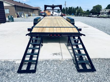 New 2026 Nolan 7X24 17K Gooseneck Low Deck Equipment Trailer