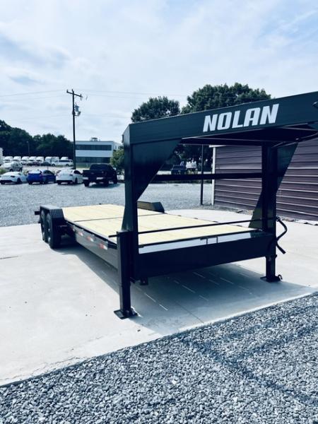 New 2026 Nolan 7X24 17K Gooseneck Low Deck Equipment Trailer