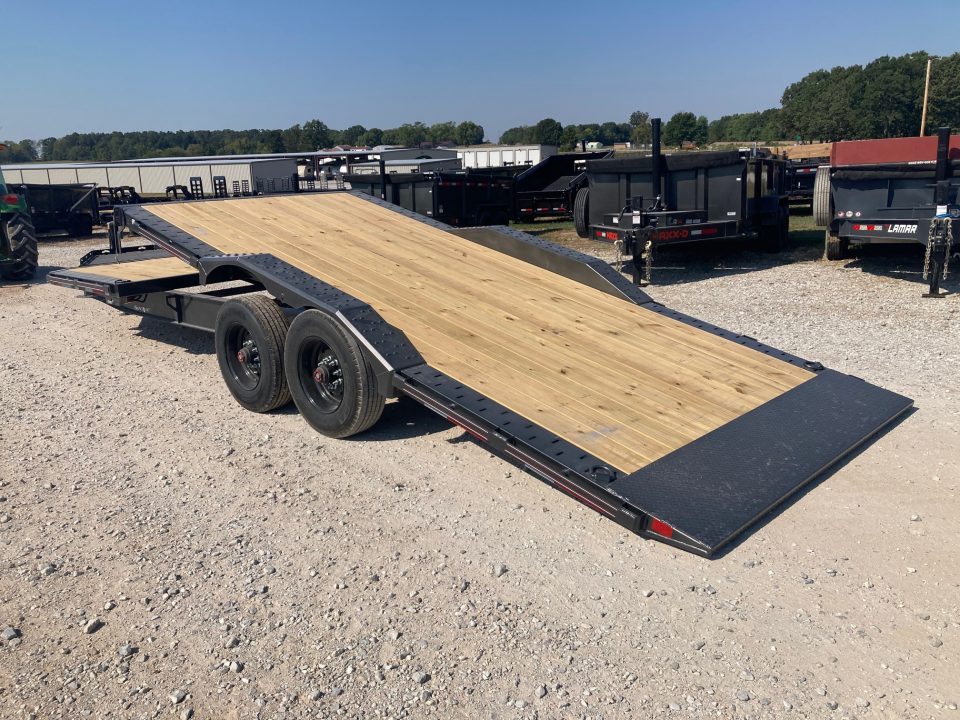 New 2027 Diamond C Trailers 102X24 TANDEM 23K TILT W/ 6' STATIONARY DECK, 18' TILT DECK W/ POWER OPTION, DRIVE OVER FENDERS & HYDROJACK Tilt Trailer
