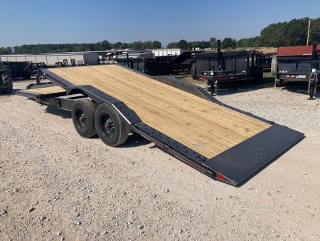 New 2027 Diamond C Trailers 102X24 TANDEM 23K TILT W/ 6' STATIONARY DECK, 18' TILT DECK W/ POWER OPTION, DRIVE OVER FENDERS & HYDROJACK Tilt Trailer