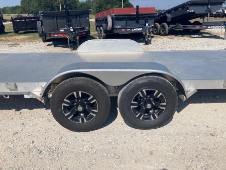 Used 2020 Aluma 82X20 TANDEM 7K ALUM TILT W/ ROCK SHIELD, ALUM DECK, IN FLOOR LIGHTS & IN BED LIGHTS Tilt Trailer