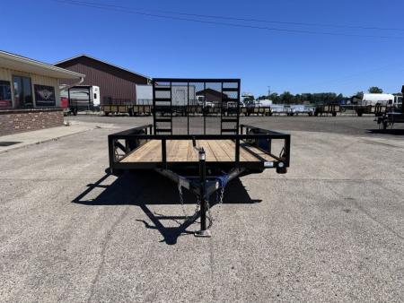 New 2026 Load Trail 77x10 Low Rail Side 3K Landscape Trailer