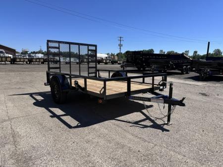New 2026 Load Trail 77x10 Low Rail Side 3K Landscape Trailer