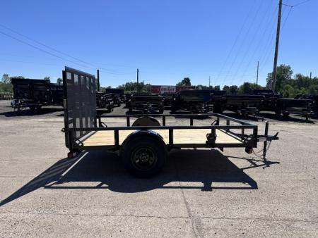 New 2026 Load Trail 77x10 Low Rail Side 3K Landscape Trailer