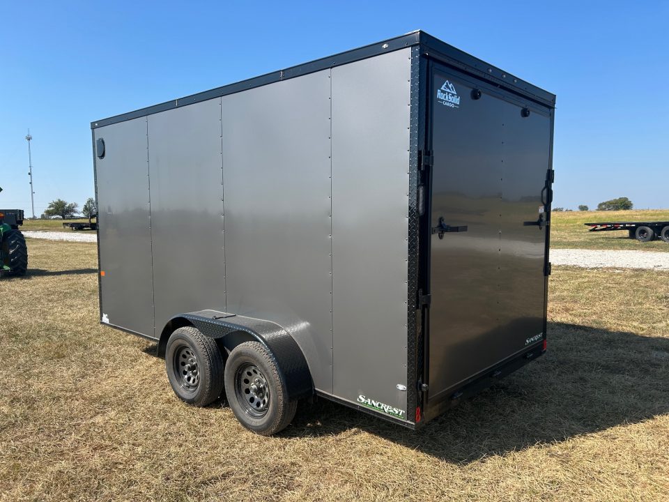 New 2027 Rock Solid 7x14 Tandem 7K Cargo w/ .080 Exterior, Ramp Door, & 7' Interior Height