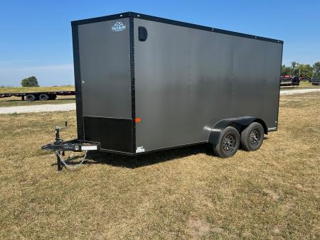 New 2027 Rock Solid 7x14 Tandem 7K Cargo w/ .080 Exterior, Ramp Door, & 7' Interior Height