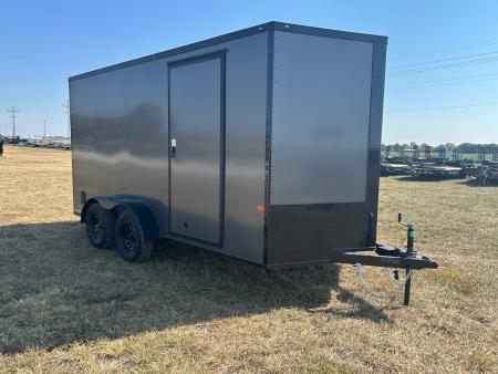 New 2027 Rock Solid 7x14 Tandem 7K Cargo w/ .080 Exterior, Ramp Door, & 7' Interior Height