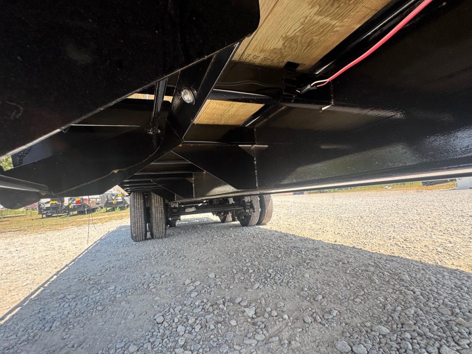 New 2027 Big Tex 102x25 Tandem 23.9K GN Flatbed w/ Mega Ramps, Load Lights, & 2-Speed Jacks