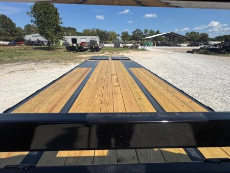 New 2027 Big Tex 102x25 Tandem 23.9K GN Flatbed w/ Mega Ramps, Load Lights, & 2-Speed Jacks