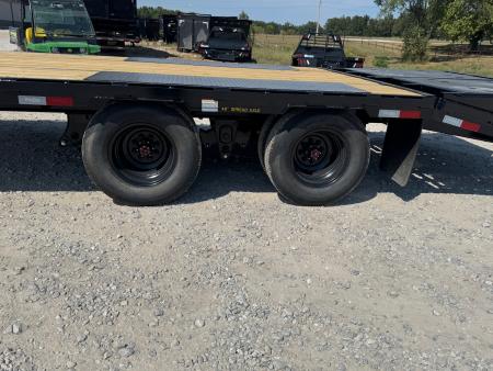 New 2027 Big Tex 102x25 Tandem 23.9K GN Flatbed w/ Mega Ramps, Load Lights, & 2-Speed Jacks