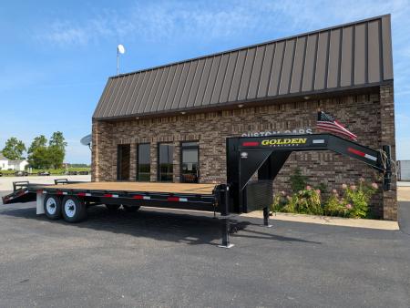 New 2027 Golden Trailers 20+5 14K Flatbed Trailer