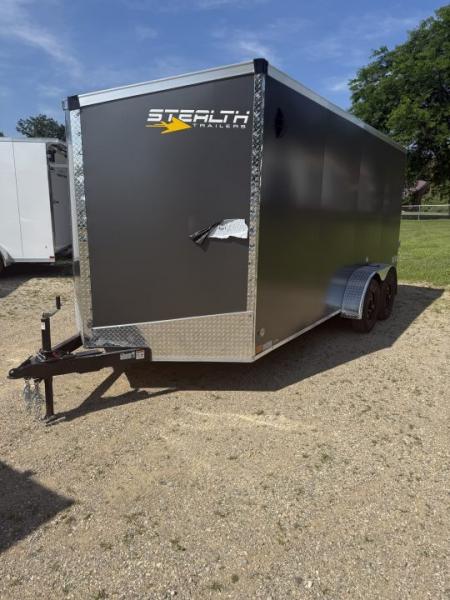 New 2026 Stealth Trailers 7X16 W/ 78" INTERIOR Cargo / Enclosed Trailer