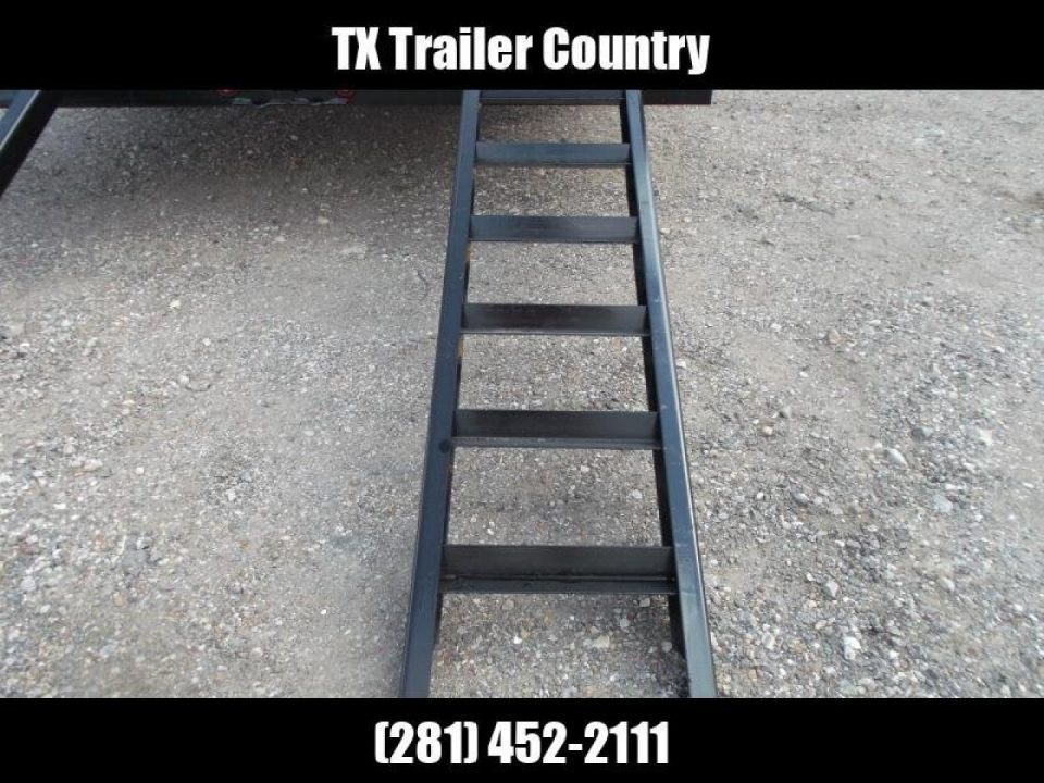 New 2027 J&C Trailers 83x20 14K Utility Trailer / 7000# Axles / 3" Heavy Duty Square Tubing / 5ft C-Channel Ramps