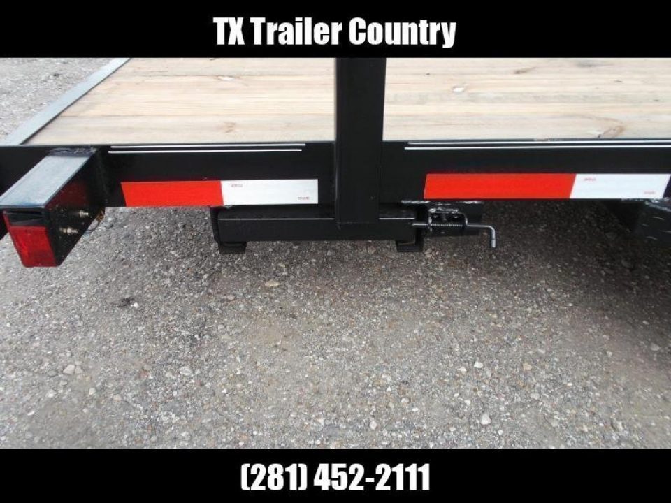 New 2027 J&C Trailers 83x20 14K Utility Trailer / 7000# Axles / 3" Heavy Duty Square Tubing / 5ft C-Channel Ramps