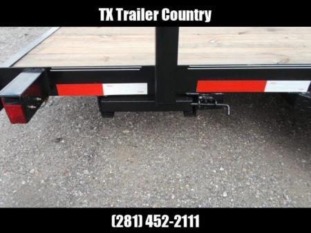 New 2027 J&C Trailers 83x20 14K Utility Trailer / 7000# Axles / 3" Heavy Duty Square Tubing / 5ft C-Channel Ramps