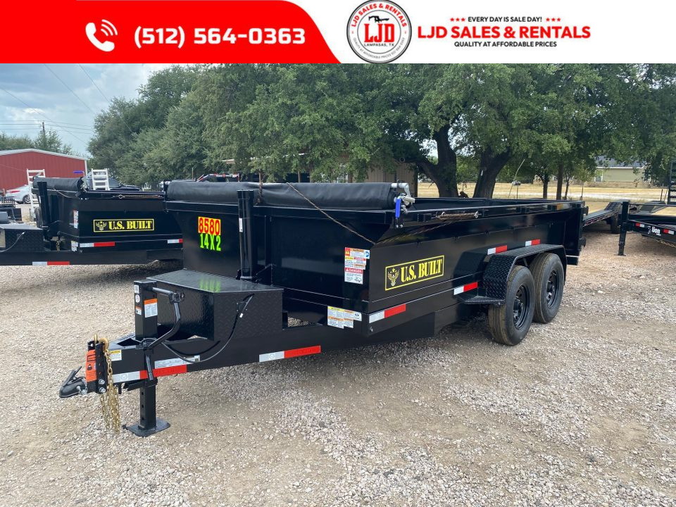 New 2026 Texas Pride - 7' X 14' 2' - Ramps - 14K Dump Trailer