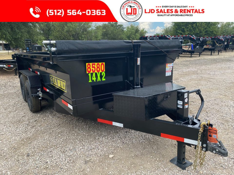 New 2026 Texas Pride - 7' X 14' 2' - Ramps - 14K Dump Trailer