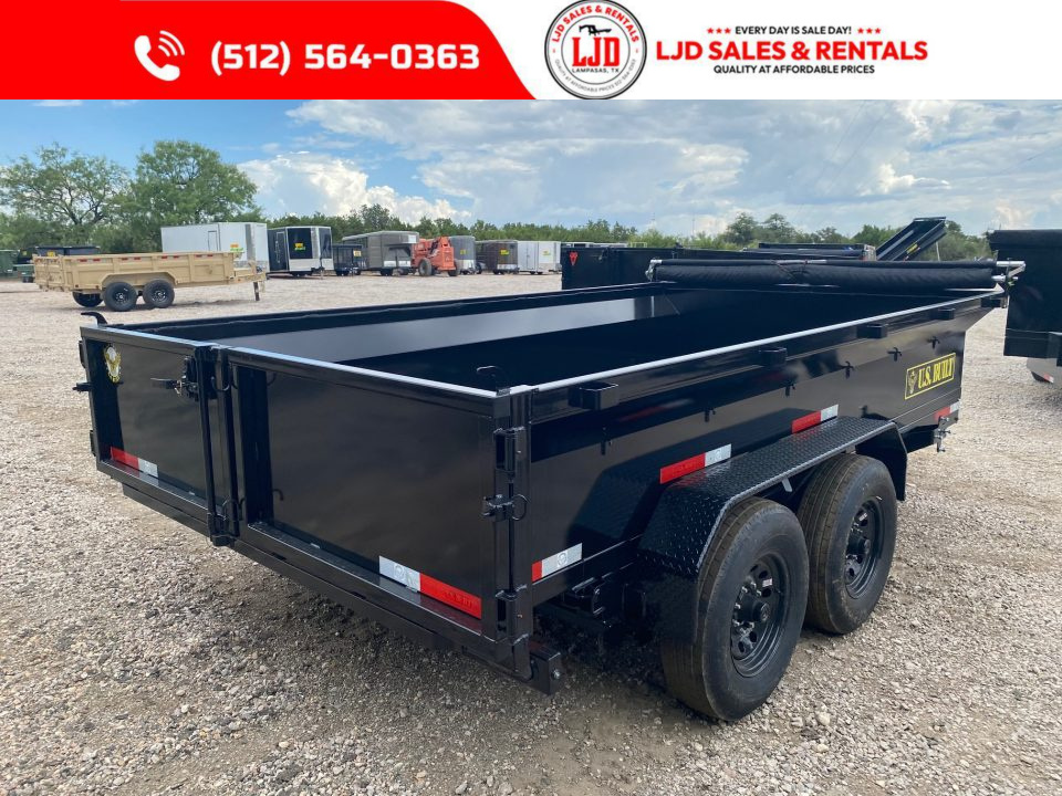 New 2026 Texas Pride - 7' X 14' 2' - Ramps - 14K Dump Trailer