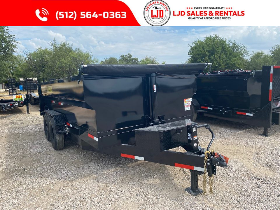 New 2026 US Built - Dump Trailer 14'x3' - Tarp - 14K GVWR