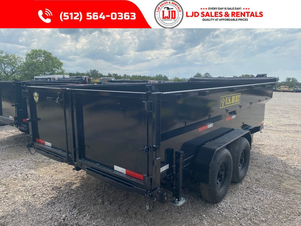 New 2026 US Built - Dump Trailer 14'x3' - Tarp - 14K GVWR