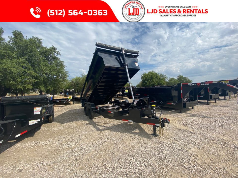 New 2026 US Built - Dump Trailer 14'x3' - Tarp - 14K GVWR