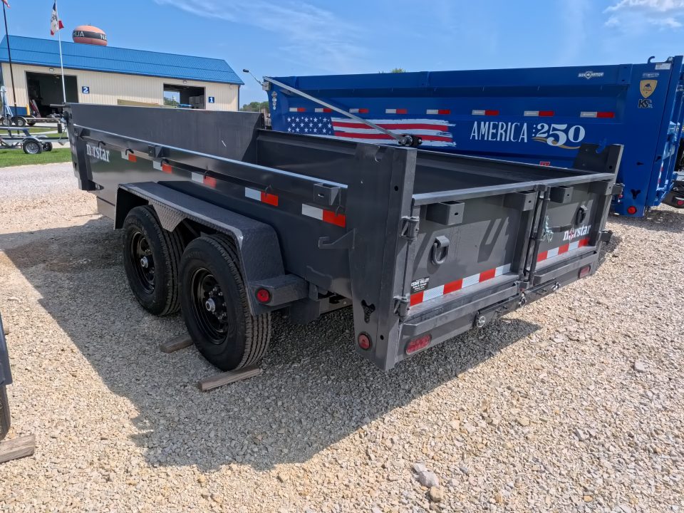New 2027 Norstar 83 x 14 DCB Dump Trailer with 2)7K Axles, Slide-IN Ramps, 20" Dump Sides, 10 Ply Tires and More!