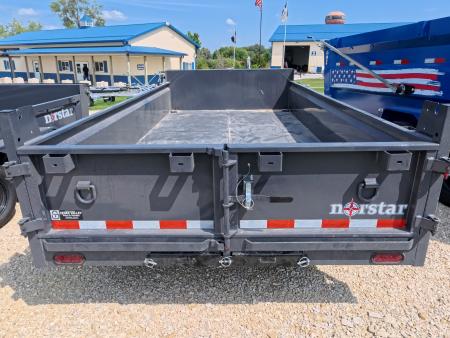 New 2027 Norstar 83 x 14 DCB Dump Trailer with 2)7K Axles, Slide-IN Ramps, 20" Dump Sides, 10 Ply Tires and More!