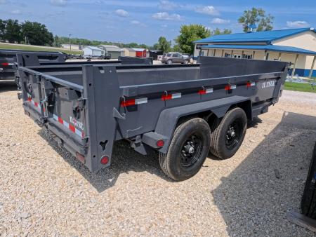 New 2027 Norstar 83 x 14 DCB Dump Trailer with 2)7K Axles, Slide-IN Ramps, 20" Dump Sides, 10 Ply Tires and More!