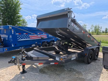 New 2027 Norstar 83 x 14 DCB Dump Trailer with 2)7K Axles, Slide-IN Ramps, 20" Dump Sides, 10 Ply Tires and More!