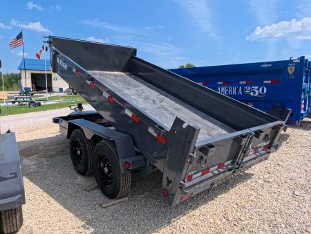 New 2027 Norstar 83 x 14 DCB Dump Trailer with 2)7K Axles, Slide-IN Ramps, 20" Dump Sides, 10 Ply Tires and More!