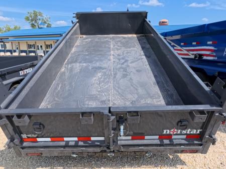 New 2027 Norstar 83 x 14 DCB Dump Trailer with 2)7K Axles, Slide-IN Ramps, 20" Dump Sides, 10 Ply Tires and More!
