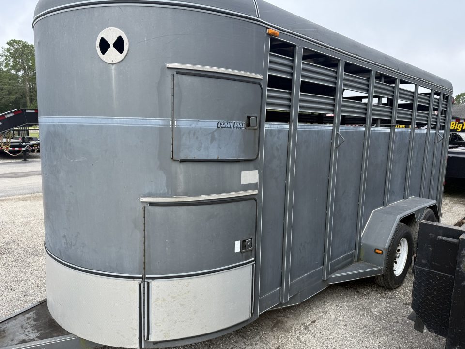 Used 2001 CornPro SB-18 6S Stock / Stock Combo Trailer