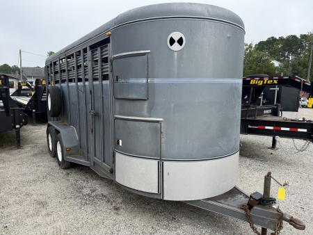Used 2001 CornPro SB-18 6S Stock / Stock Combo Trailer