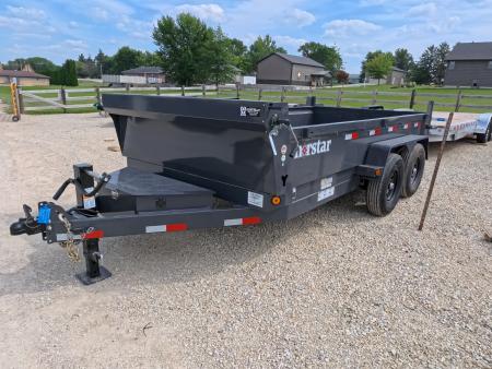 New 2027 Norstar 83 x 14 DCB Dump Trailer with 2)7K Axles, Slide-IN Ramps, 20  Dump Sides, 10 Ply Tires and More!