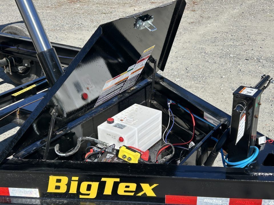 New 2027 Big Tex Trailers 14TD Dump Trailer, 7x14, 7K Axles, 5-Stage Telescopic, 7ga Floor