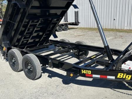 New 2027 Big Tex Trailers 14TD Dump Trailer, 7x14, 7K Axles, 5-Stage Telescopic, 7ga Floor