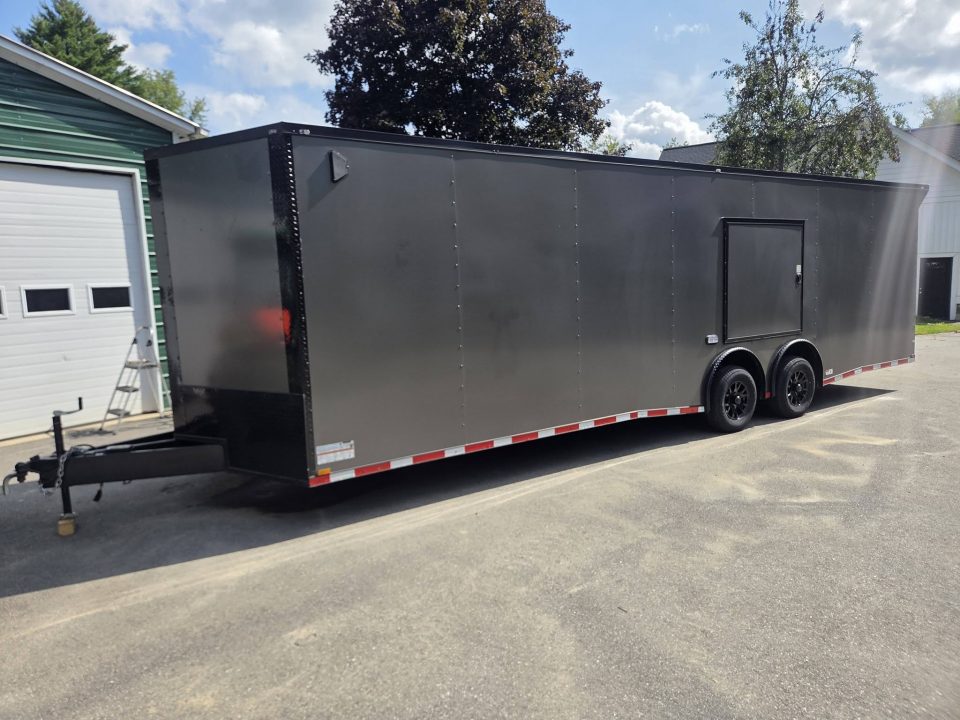 New 2026 One Stop 8.5x28 extra height enclosed cargo trailer with upgrades Car / Racing Trailer