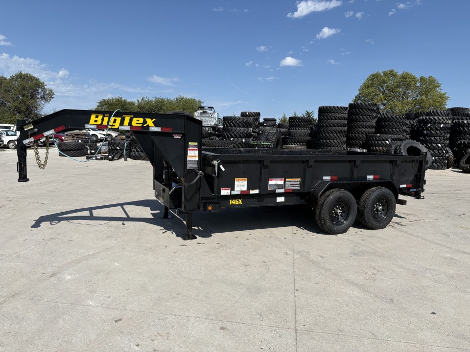 Used 2022 Big Tex Trailers 14' Gooseneck Dump Dump Trailer