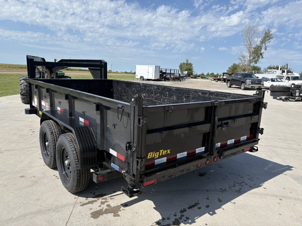 Used 2022 Big Tex Trailers 14' Gooseneck Dump Dump Trailer