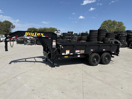 Used 2022 Big Tex Trailers 14' Gooseneck Dump Dump Trailer