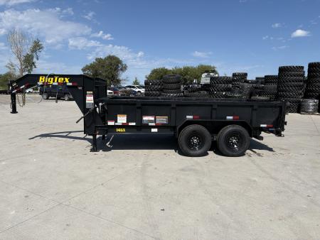 Used 2022 Big Tex Trailers 14' Gooseneck Dump Dump Trailer