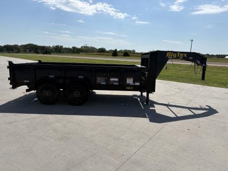 Used 2022 Big Tex Trailers 14' Gooseneck Dump Dump Trailer