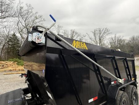 New 2026 Big Tex Trailers 14TDX 16’ 5 STAGE TELESCOPIC DUMP TRAILER HYDRO JACK, LONG ARM TARP 14PLY TIRES