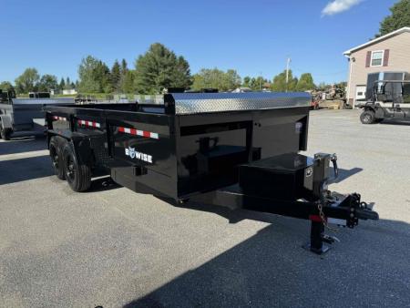 New 2025 BWise 7x16 Dump Trailer 16k 8" CHANNEL MAIN FRAME w/ Tarp and Ramps