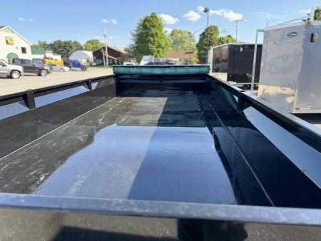 New 2025 BWise 7x16 Dump Trailer 16k 8" CHANNEL MAIN FRAME w/ Tarp and Ramps