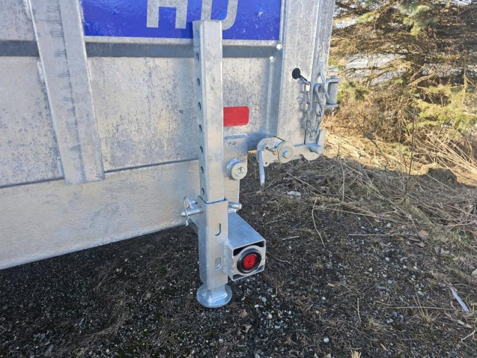 New 2025 K-Trail 82"X16 14K Galvanized Dump Trailer w/ Ramps, Tarp and Spare Tire