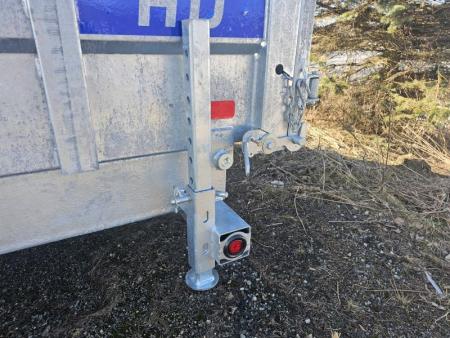 New 2025 K-Trail 82"X16 14K Galvanized Dump Trailer w/ Ramps, Tarp and Spare Tire