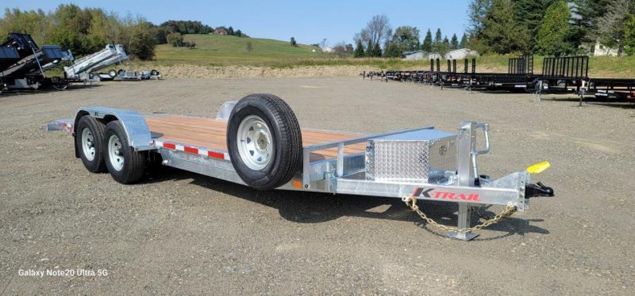New 2025 K-Trail Hydraulic Power Tilt Deck 80"x20 14K Say goodbye to rust! This trailer is the Best of the Best. Buil